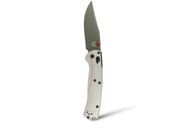 Image of Benchmade Taggedout Folding Knife, 3.5in, Elmax Stainless Powder Steel, Clip-Point, Grivory, Deep Olive, 15536GN-01