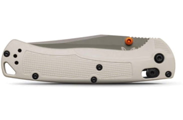 Image of Benchmade Taggedout Folding Knife, 3.5in, Elmax Stainless Powder Steel, Clip-Point, Grivory, Deep Olive, 15536GN-01