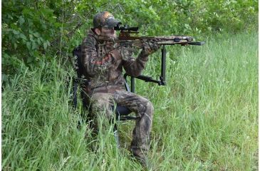Image of USED BenchMaster Sniper Seat 360 Rotating Shooting Chair, BMSSSC, EDEMO8, Used, Condition Like New, Inspect and Rebox