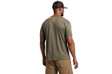 Image of Beretta Hardlines T-Shirt - Men's, Short Sleeve, Heather Mil Green, Small, TS219T189007AUS