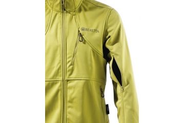 Image of Beretta Mens Soft Shell Fleece Jacket,Oil Yellow,XL P3151T0655020CXL
