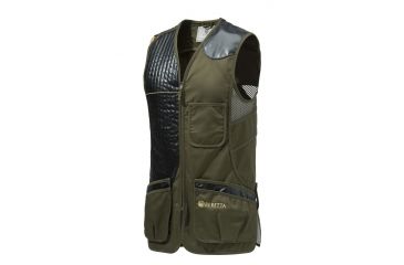 Image of Beretta Mens Sporting Vest, Dark Olive, Large GT69102113072AL
