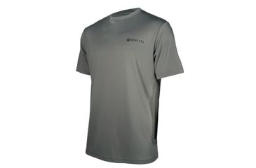 Image of Beretta Mens US Tech Short Sleeve T-Shirt, Grey Castlerock, Small TS541T13220911S