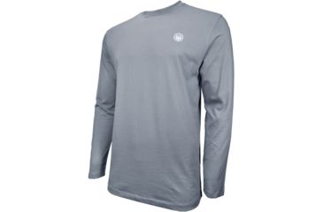 Image of Beretta T-shirt Long Sleeve Usa Logo 2x-large Dove Gray