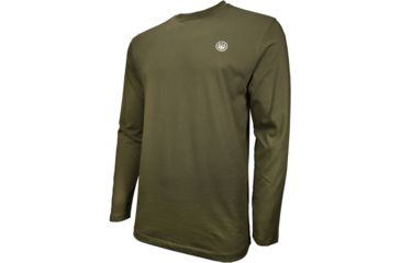 Image of Beretta T-shirt Long Sleeve Usa Logo 2x-large Od Green