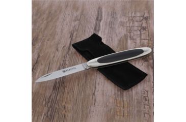 Image of Beretta Traditional Gentlemen's Folding Knife,2.5in Steel Blade,Nickel Silver Ebony Inlay Handle 170EB