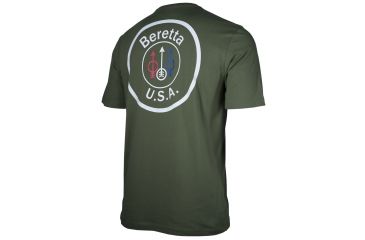 Image of Beretta US Logo T - Shirt, Army Green, XXL, TS252T1416078KXXL