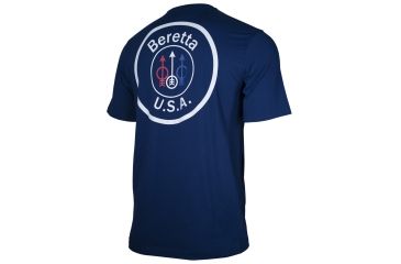 Image of Beretta US Logo T - Shirt, Navy Blue, XXL, TS252T14160530XXL
