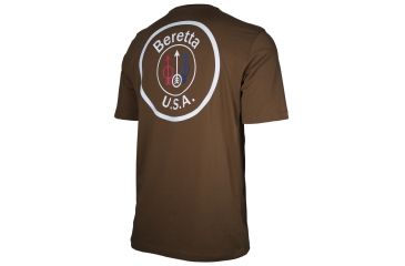 Image of Beretta US Logo T - Shirt, Tobacco, Extra Large, TS252T14160813XL