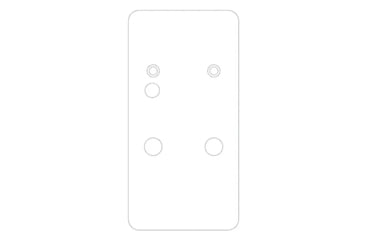 Image of Beretta RDO Red Dot Sight Mount Kit, APX Carry A1, C-More Pattern, EUS03064