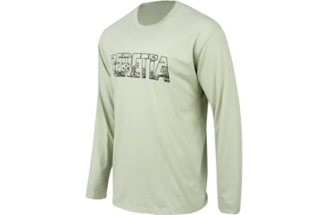 Image of Beretta Vista Camo T-Shirt - Mens, Long Sleeve, Sage Green, Small, TS234T189007A1S