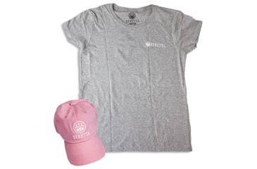 Image of Beretta Women's Cap &amp; T-shirt 2x-lg Roll-up Combo Pink