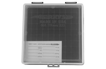 Image of Berrys 03856 005 Ammo Box 223 Rem,5.56x45mm NATO 100rd Clear Lid W/Black Bottom