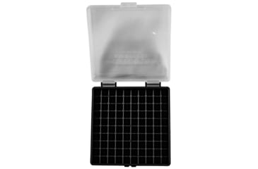 Image of Berrys 15382 003 Ammo Box 38 Special,357 Mag 100rd Clear Lid W/Black Bottom