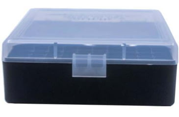 Image of Berrys 75321 003 Ammo Box 38 Special,357 Mag 100rd Smoke Lid W/Black Bottom