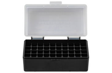 Image of Berrys 79462 405 Ammo Box 223 Rem,5.56x45mm NATO 50rd Clear Lid W/Black Bottom