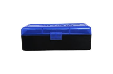 Image of Berrys Manufacturing Ammo Box #407 - .44 cal 50/rd Blue/Black, 82469