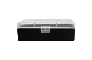 Image of Berrys Manufacturing Ammo Box #407 - .44 cal 50/rd Clear/Black, 68345