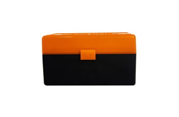 Image of Berrys Manufacturing Ammo Box #409 - .243/.308 cal 50/rd Hunter Orange/Black, 28397