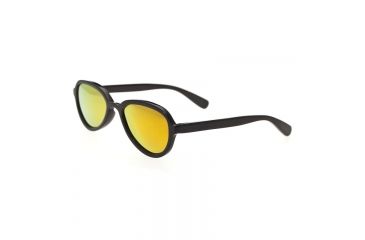 Image of Bertha Alexa Polarized Sunglasses - Women's, Black Frame, Gold Lens, Black/Gold, One Size, BRSBR007B