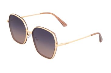 Image of Bertha Emilia Polarized Sunglasses - Women's, Gold/Brown, One Size, BRSBR037BN