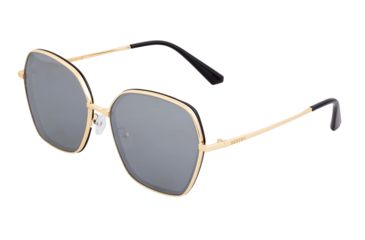 Image of Bertha Emilia Polarized Sunglasses - Women's, Gold/Silver, One Size, BRSBR037SL