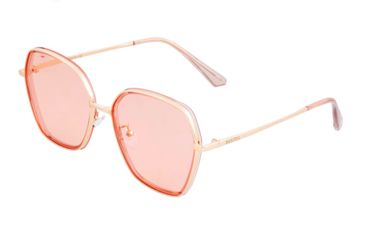 Image of Bertha Emilia Polarized Sunglasses - Women's, Rose Gold/Pink, One Size, BRSBR037PK