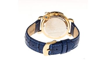 Image of Ladies Iris Watch,35mm,Blue Dial,Blue Leather Strap
