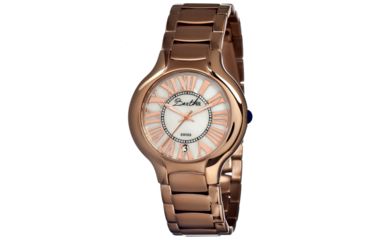 Image of Bertha Maude Ladies Watch, Rose Gold Metal Band, Rose Gold Bezel, White Analog Dial, Rose Gold Hand BTHBR2604