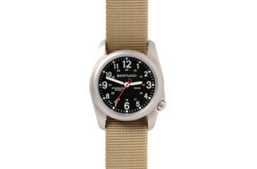 Image of Bertucci Watches A-2S Field Watch with Black dial/Brushed Stainless Case, 40mm 11052
