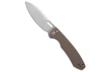 Image of Bestech Knives Bestech Firebird Button Lock Knife Tan G-10 3.5" Satin, Tan, D2, adult, BHQ-221482