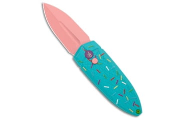 Image of Bestech Knives Bestech Knives Cricket/QUQU Button Lock Dessert WarriorR Remix 2.2" Pink, Blue, Sandvik 14C28N, adult, BHQ-196655