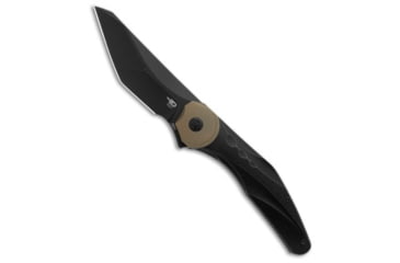Image of Bestech Knives Bestech Knives Excentric Frame Lock Knife Black SW Titanium 3.9" Black SW, Black, Bohler M390, adult, BHQ-209775