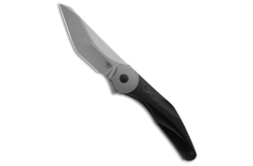 Image of Bestech Knives Bestech Knives Excentric Frame Lock Knife Black SW Titanium 3.9" White BB, Black, Bohler M390, adult, BHQ-209774