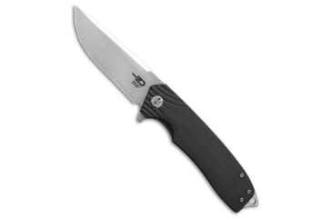 Image of Bestech Knives Bestech Knives Lion Liner Lock Knife Black G-10 3.3" Satin, Black, D2, adult, BHQ-76812