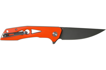 Image of Bestech Knives Eye of Ra Linerlock Orange Folding Knife, 3.38 gray coated D2 tool steel blade, Orange G10 handle, BG23D