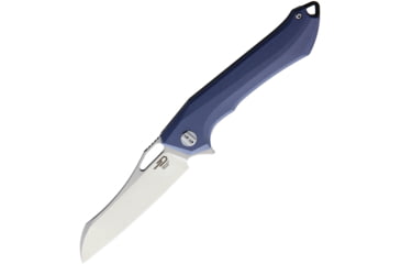 Image of Bestech Knives Platypus Linerlock Folding Knife, Blue-Gray, Blue-Gray G10 handle, BG28A