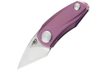 Image of Bestech Knives Tulip Ball Lock Folding Knife, Purple titanium handle, BT1912C