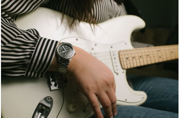 Image of Bia Suffragette Watches, Black Dial, Steel Link Bracelet, Steel, One Size, B1001