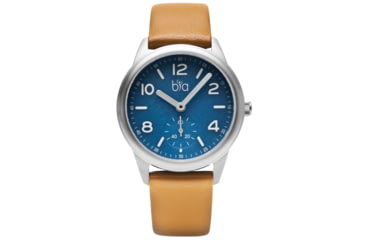 Image of Bia Suffragette Watches, Blue Dial, Tan Strap, Steel, One Size, B1004