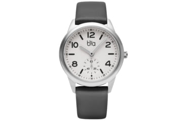 Image of Bia Suffragette Watches, White Dial, Gray Strap, Steel, One Size, B1018