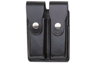 Image of Bianchi 20C Double Magazine Pouch - Basket Black, Brass 15258