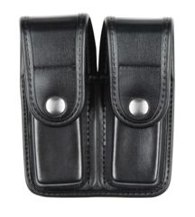 Image of Bianchi 7902 Double Mag Pouch,Basket Black, Hidden Snap QTR 23039
