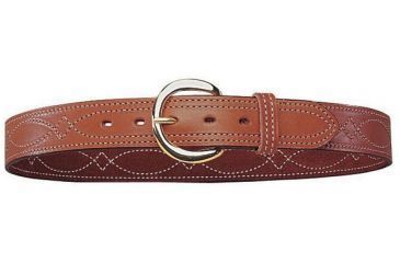 Image of Bianchi B12 Reversible Sport Stitched Belt - Plain Tan/Suede, Brass, Waist Size 32in, 12868