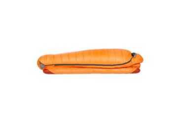 Image of Big Agnes Torchlight EXP 0 Sleeping Bag, Tangelo/Chinois Green, Small, BTEXPSL025