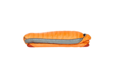 Image of Big Agnes Torchlight EXP 0 Sleeping Bag, Tangelo/Chinois Green, Small, BTEXPSL025