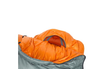 Image of Big Agnes Torchlight EXP 0 Sleeping Bag, Tangelo/Chinois Green, Small, BTEXPSL025