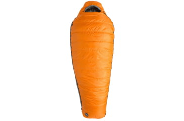 Image of Big Agnes Torchlight EXP 0 Sleeping Bag, Tangelo/Chinois Green, Small, BTEXPSL025