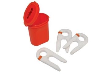 Image of Big Game Treestands Scent Wick Container, includes 3-Pack of 4in Absorbent Split Felt Wicks, Orange SW125
