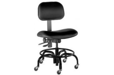 Image of Bio Fit Economy Lab Chairs with Casters, BioFit 1P57-R With Painted Footring